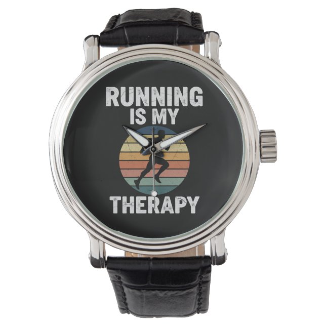 Running Is My Therapy Watch (Front)