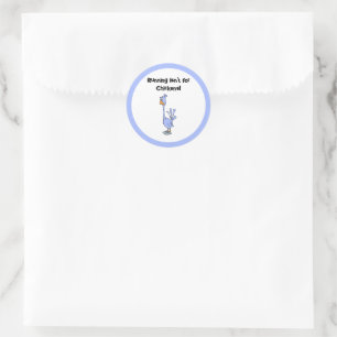 Running Isn’t for Chickens – Marathon Humour Classic Round Sticker
