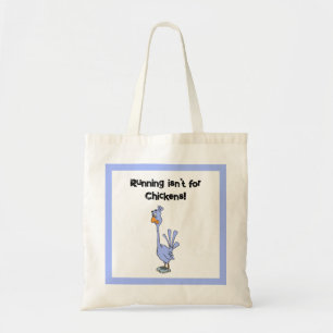 Running Isn’t for Chickens – Marathon Humour Tote Bag