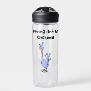Running Isn’t for Chickens – Marathon Humour Water Bottle