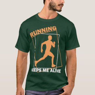Running jogger saying jogging T-Shirt
