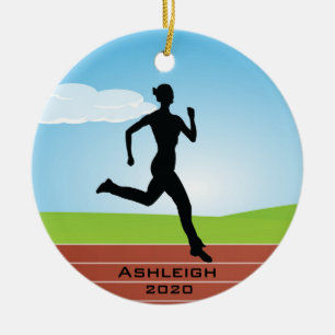 Running Jogging Design Ornament