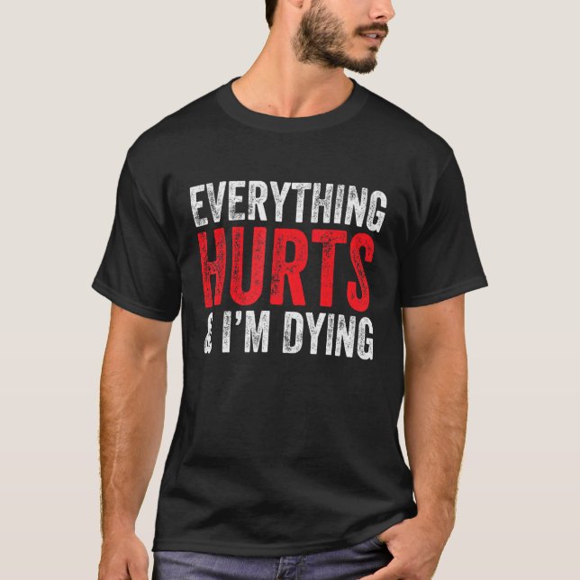 Running Jogging Runner Marathon Workout T-Shirt (Front)