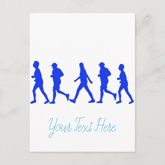 Running Jogging Work Out Postcard (Front)