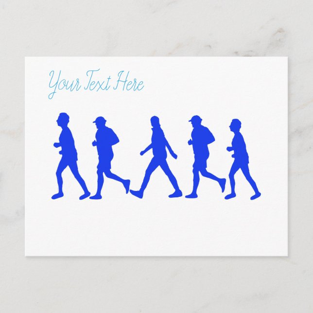 Running Jogging Work Out Postcard (Front)