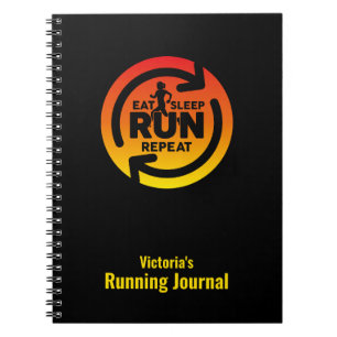 Running Journal Eat Sleep Run Repeat With Sunrise