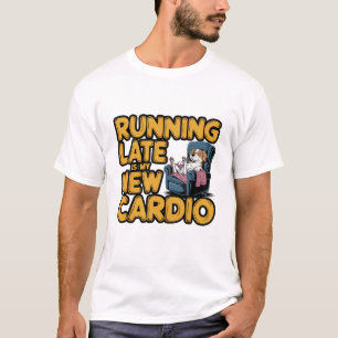 Running Late Funny Cardio T-Shirt