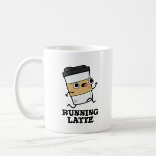 Running Latte Funny Coffee Pun Mug
