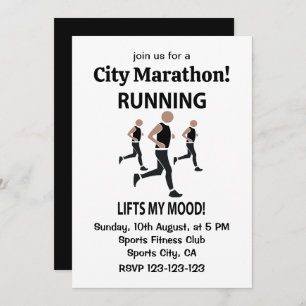 Running Lifts My Mood Running Invitation