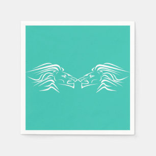 Running Lion Napkins - Choose Colours