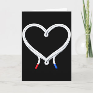 Running Love Heart Laces Valentine Runner Card