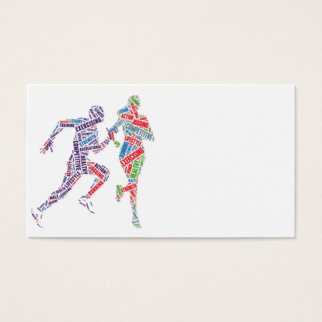 Running man and girl (Front)