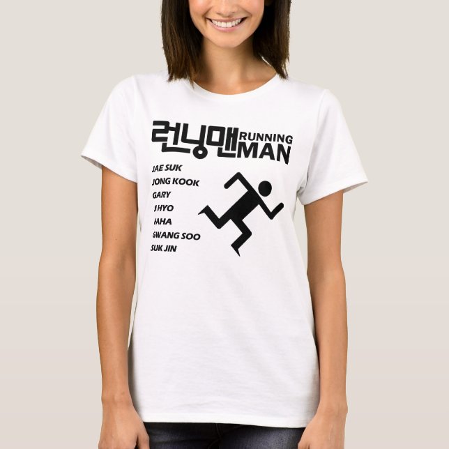 Running Man Crew Tee - Ladies (Front)