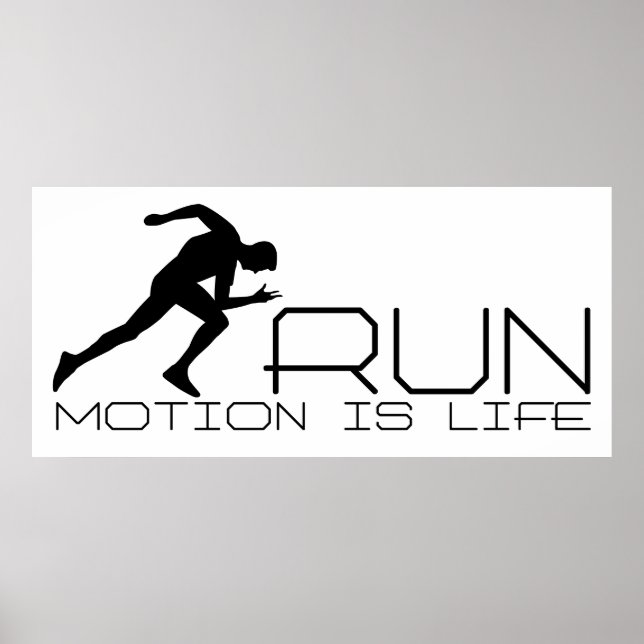 Running man poster (Front)