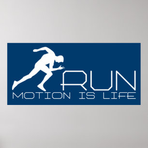 Running man poster