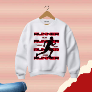 Running man sweatshirt