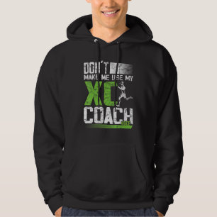 Running men Marathoner Runner Coach XC Running 6 Hoodie