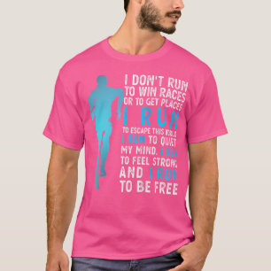 Running Motivation For Women Runners Joggers Athle T-Shirt