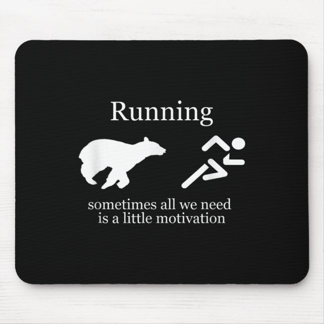 Running. Motivation  Mouse Mat (Front)