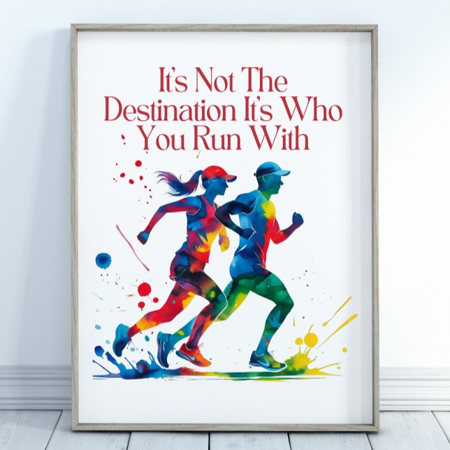 Running Motivation Poster, Perfect Gift for Runner Poster (Creator Uploaded)