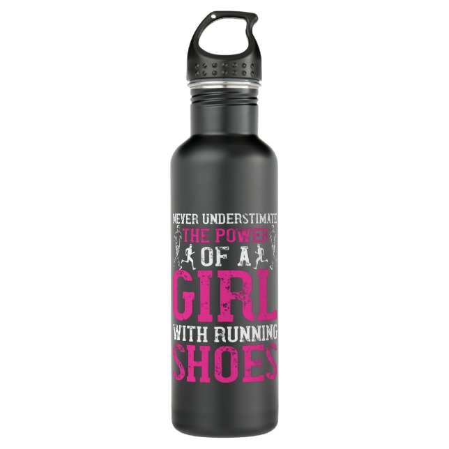 Running - Never underestimate champion 710 Ml Water Bottle (Front)