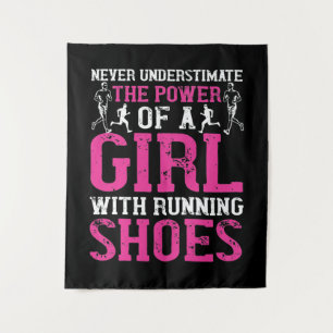 Running - Never underestimate champion Tapestry
