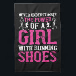 Running - Never underestimate champion Tea Towel<br><div class="desc">Do you love jogging or walking? Then show with this sporty jogging shirt how you as a runner approach your training or workout to improve your fitness and endurance. Cool gift for Runners and Jogger.</div>
