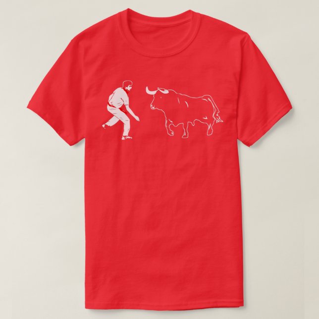 Running of the Bulls Pamplona T-Shirt (Design Front)