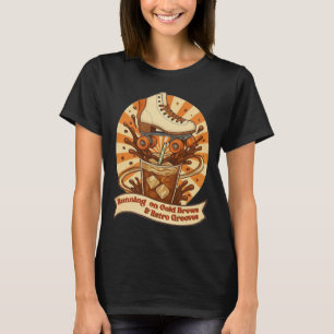 Running on Cold Brews & Retro Grooves T-Shirt