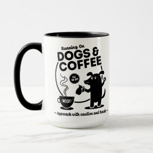 Running on Dogs and Coffee 15 oz. Combo Mug