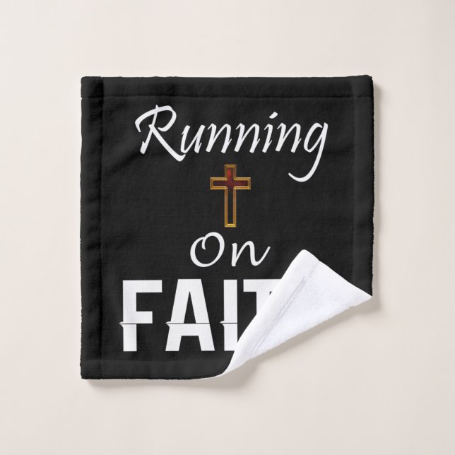 Running on Faith Runner Wash Cloth (Wash Cloth)