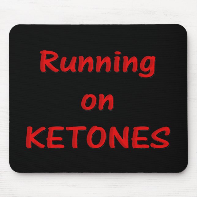 Running On Ketones Mouse Mat (Front)