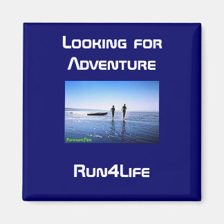 Running on the beach magnet