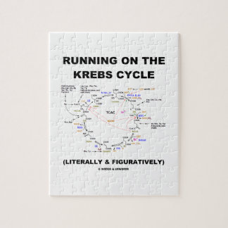 Running On The Krebs Cycle (Science Humour) Jigsaw Puzzle