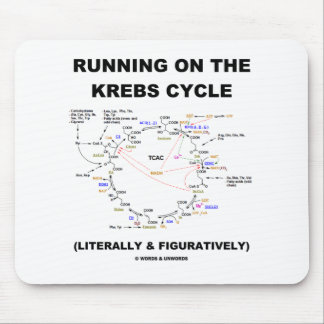 Running On The Krebs Cycle (Science Humour) Mouse Mat