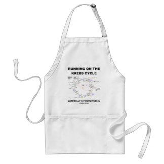Running On The Krebs Cycle (Science Humour) Standard Apron