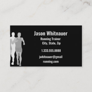 Running or Personal Trainer, Fitness Instructor  Business Card