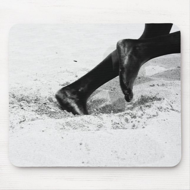 running out of sand mouse mat (Front)