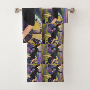 Running Out of Time Bath Towel Set