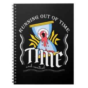 Running out of time , streetwear illustration notebook