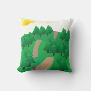 Running Outdoors Cushion