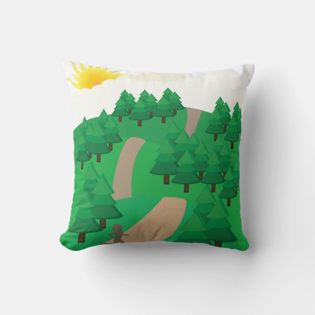 Running Outdoors Cushion (Front)