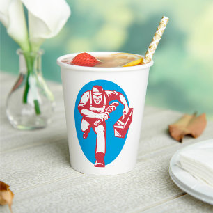 Running Plumber Paper Cups