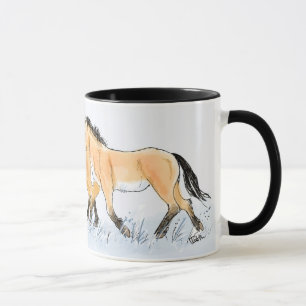 Running Przewalski's Horses Mug