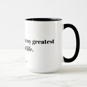 Running quote mug
