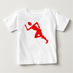 Running - Red Baby T-Shirt