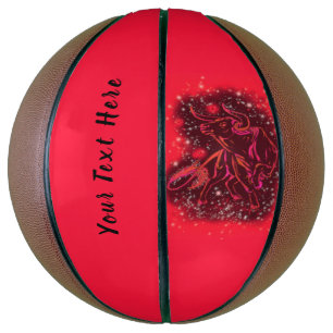 Running Red Bull Basketball with Custom Text