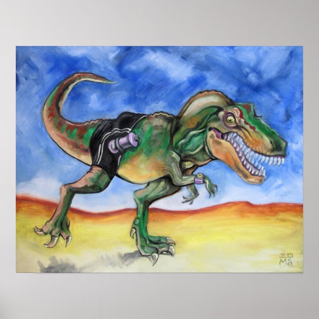 Running Rex Poster (Front)