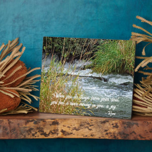 Running River Rumi Poetry Verse Plaque