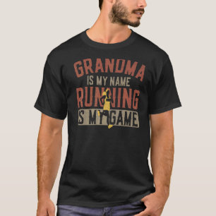 Running Runner Half Marathon Grandma Vintage Grand T-Shirt